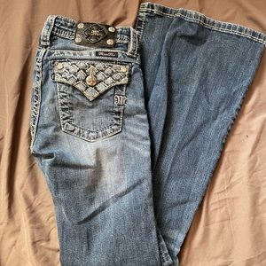 Size 12 Miss Me jeans.